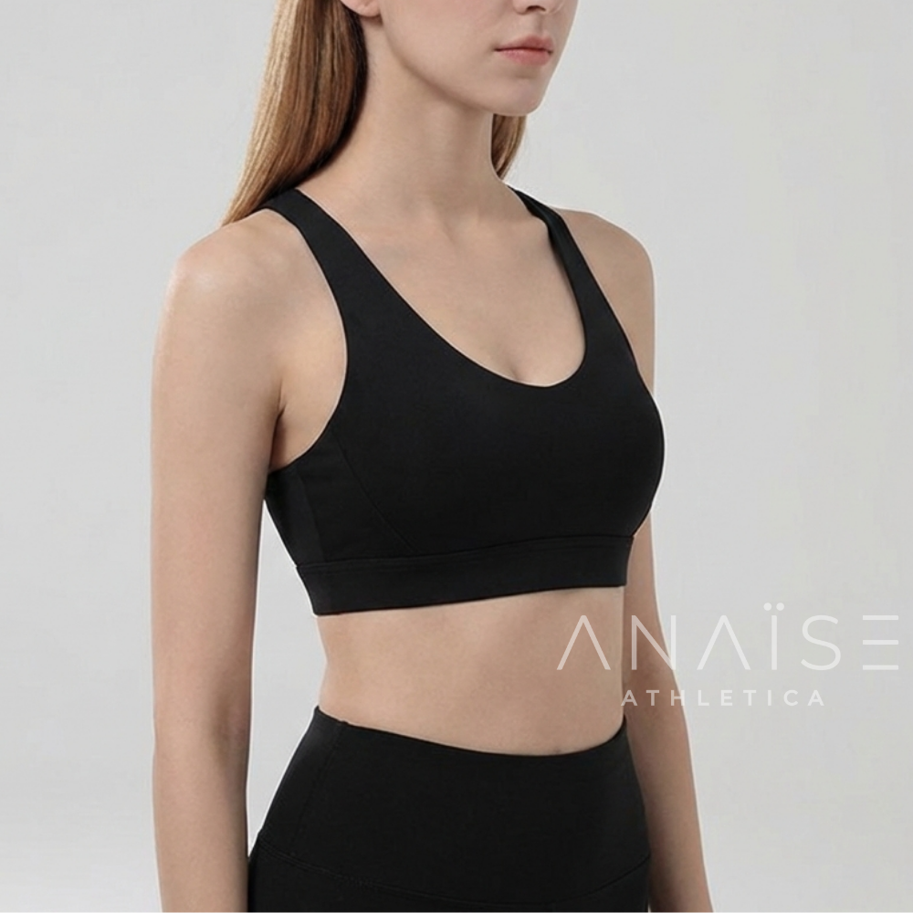 ANAISE - Sport Bra Crossback Scoop Black