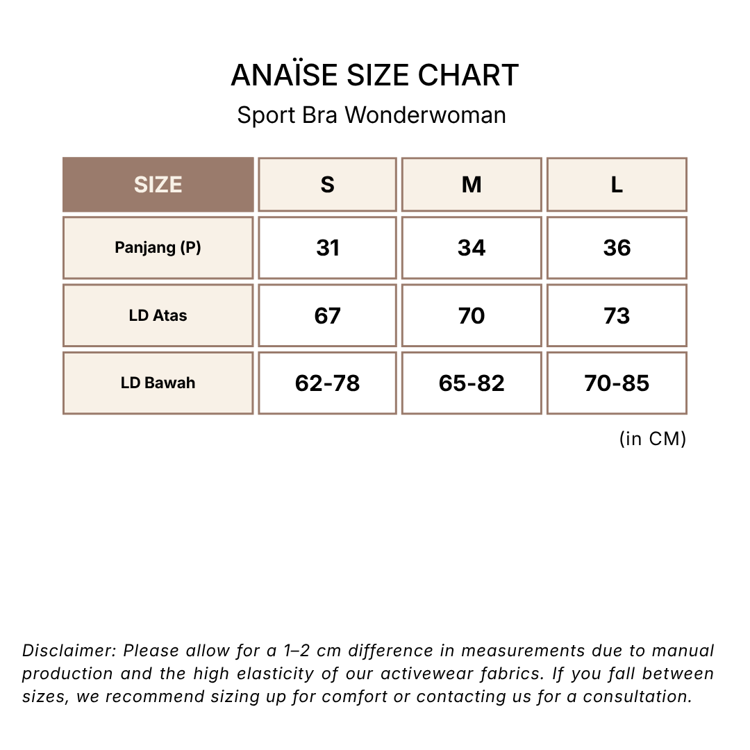 ANAISE - Sport Bra Wonderwoman Black