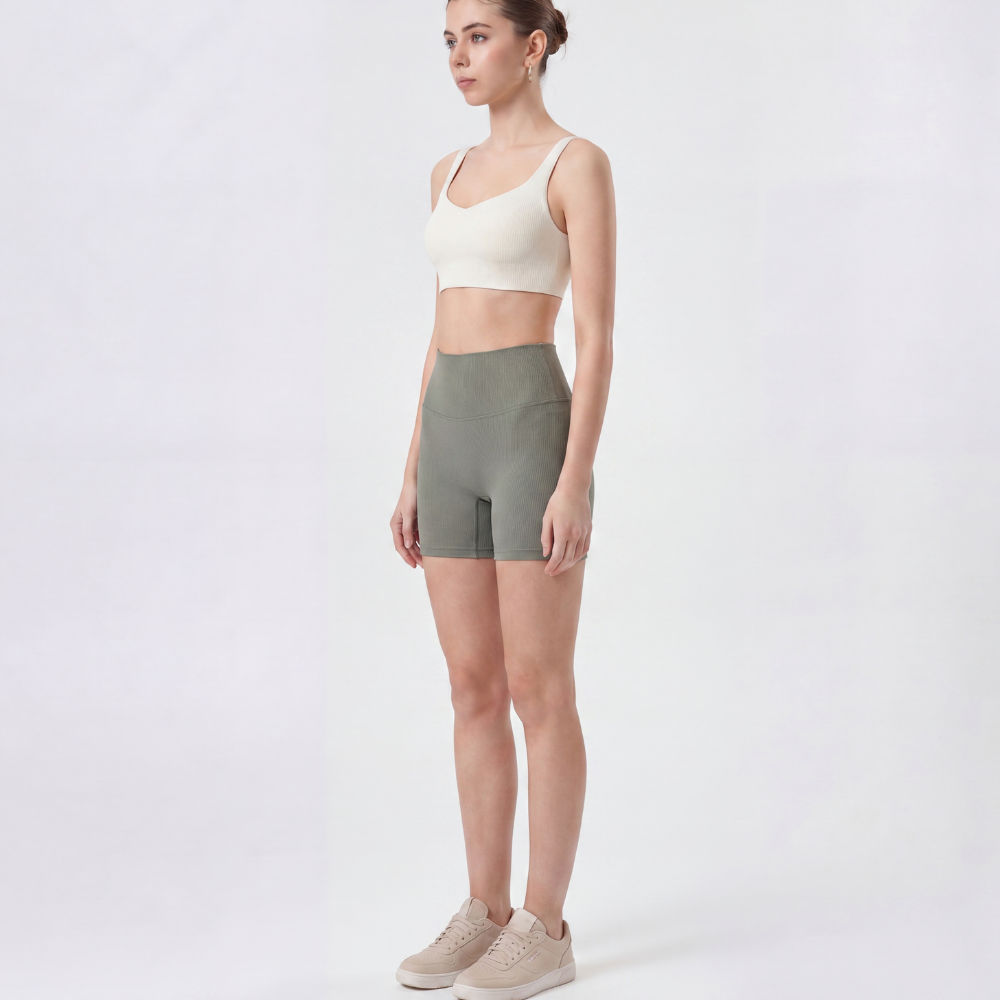 ANAISE - Short Biker-Fit Eucalyptus - Legging Pendek