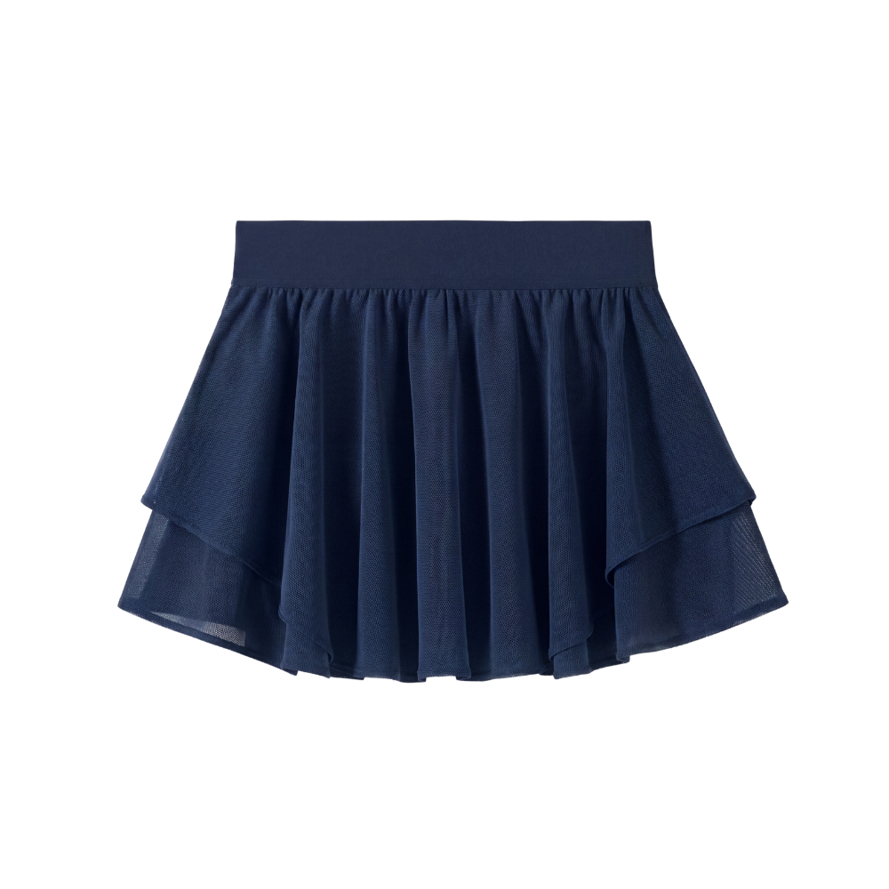 ANAISE - Skirt Layered Mesh Navy - Rok Padel Tennis Skort
