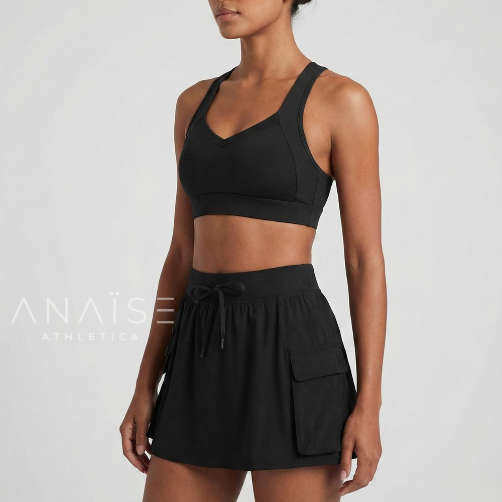 ANAISE - Skirt Cargo-Form Black - Rok Padel Tennis Skort
