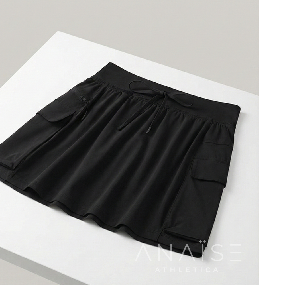 ANAISE - Skirt Cargo-Form Black - Rok Padel Tennis Skort