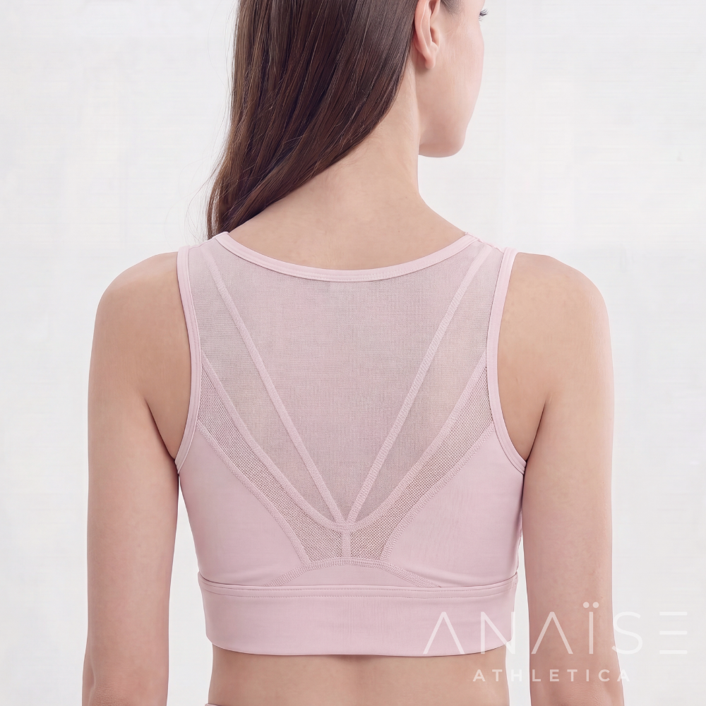 ANAISE - Sport Bra Mesh-Back Scoop Blush (Pink)