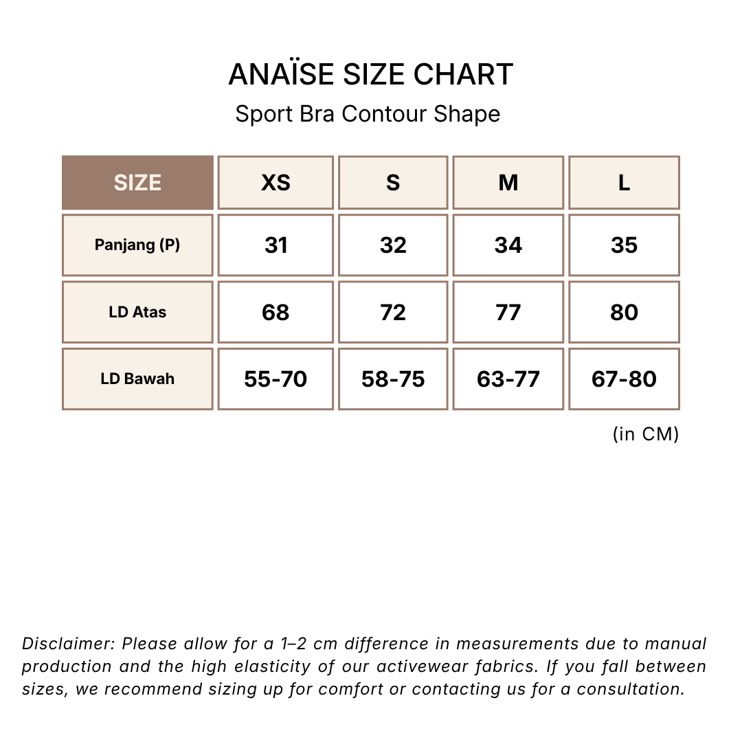 ANAISE - Sport Bra Contour Shape White