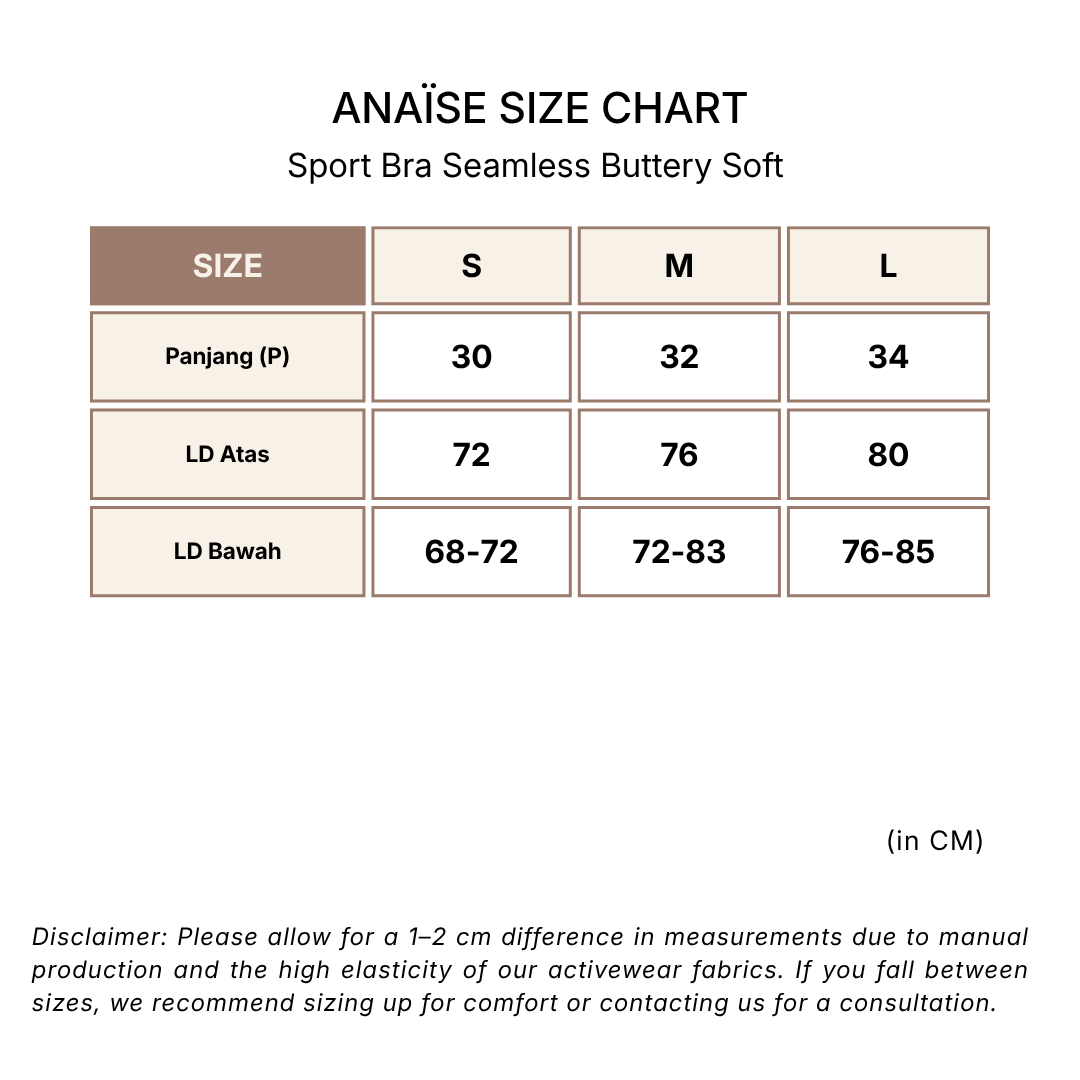 ANAISE - Sport Bra Seamless Buttery Soft Latte