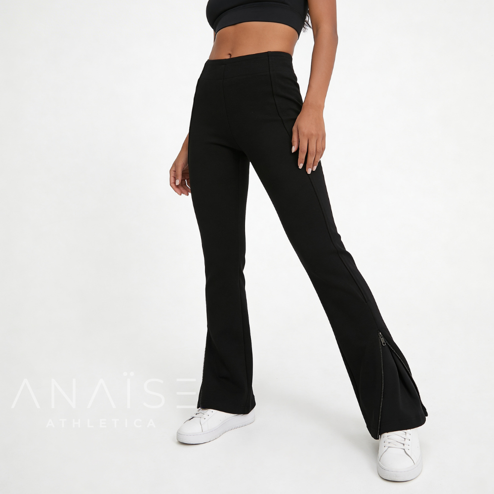 ANAISE - Pants Two-Way Flair Black - Celana Panjang